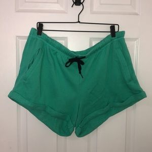 Bright Green PINK Lounge Shorts